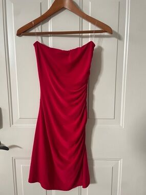 Windsor Red Strapless Dress